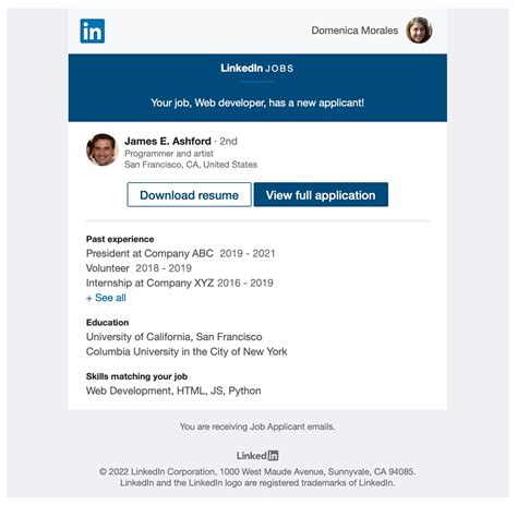 how to not show email on linkedin