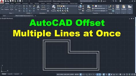 how to offset in autocad 2007
