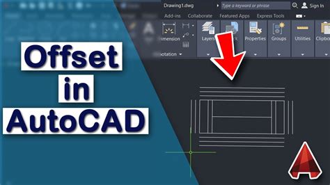 how to offset in autocad 2022