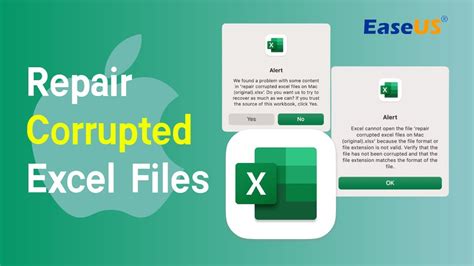 how to open a corrupted excel file on mac