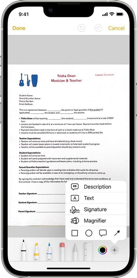 how to open a doc on iphone
