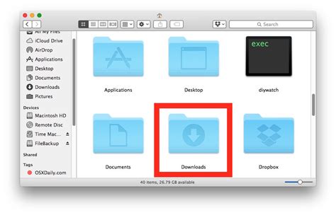 how to open a downloaded file on mac