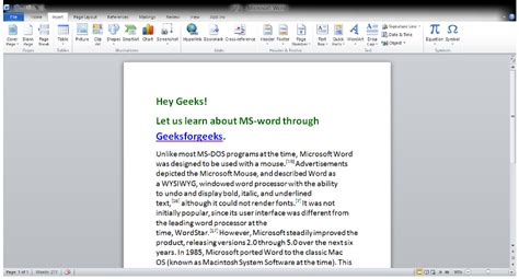 how to open a link in microsoft word