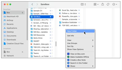 how to open a new folder in documents