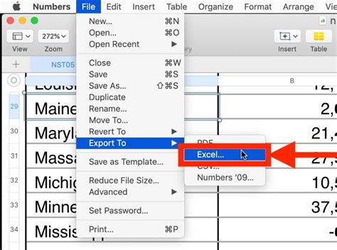 how to open a numbers file in excel on mac