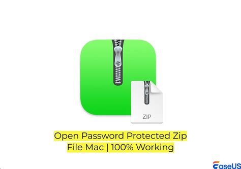 how to open a password protected zip file on mac without password
