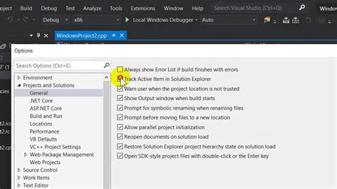 how to open a project in visual studio without solution file