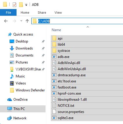 how to open adb on windows 10