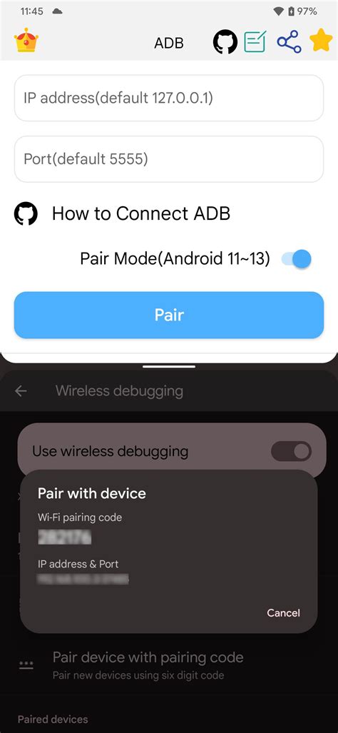 how to open adb shell android