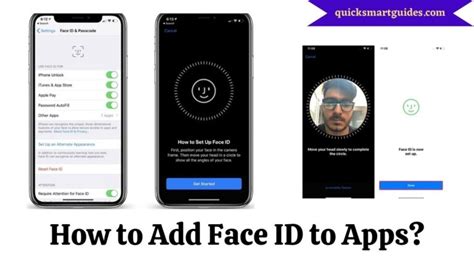how to open all apps with face id