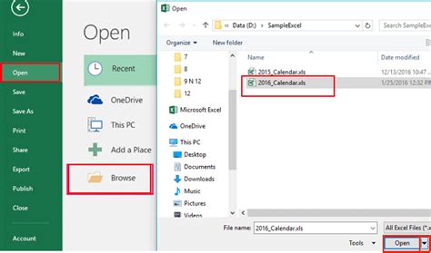 how to open an excel file in browser