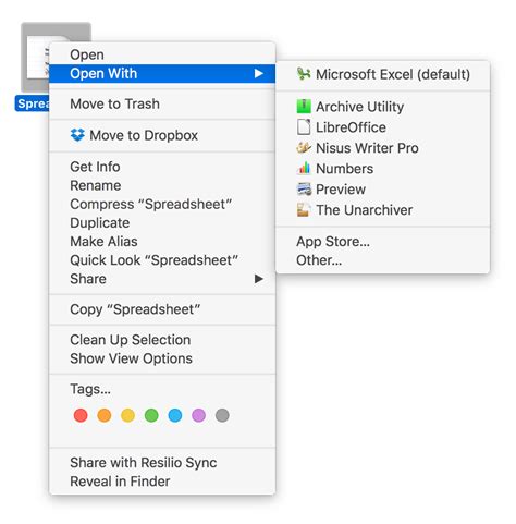 how to open an excel sheet on a mac