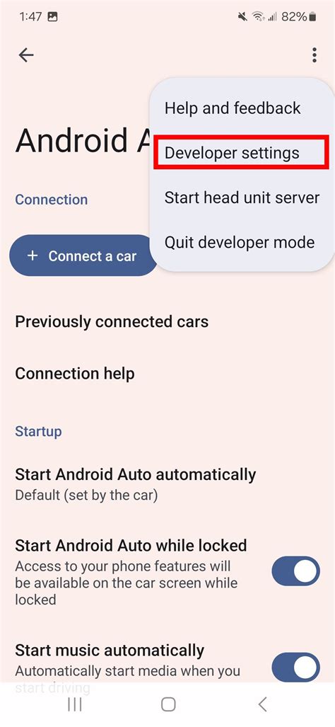 how to open android auto app in phone
