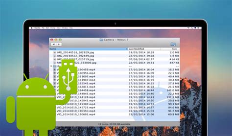 how to open android files on macbook