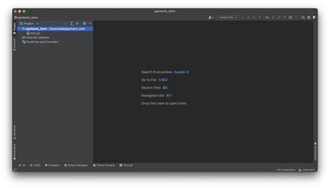 how to open another project in pycharm