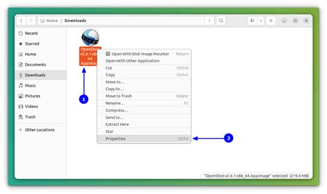 how to open appimage file linux mint