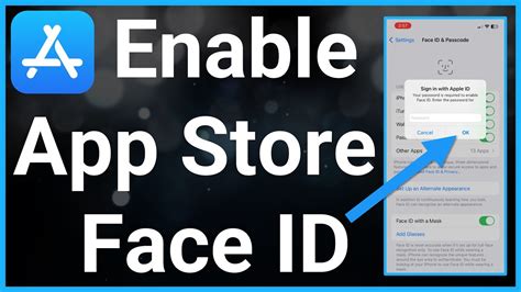 how to open apps using face id
