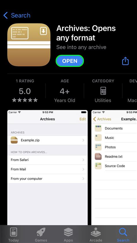 how to open bin file in iphone