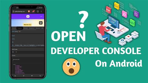 how to open browser console in chrome on android