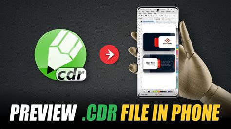 how to open cdr file in mobile