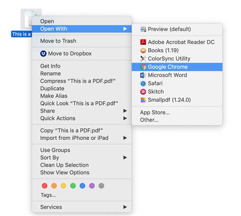 how to open chrome file in pdf