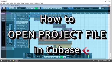 how to open cubase project in fl studio