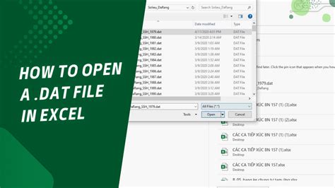 how to open dat file in excel online