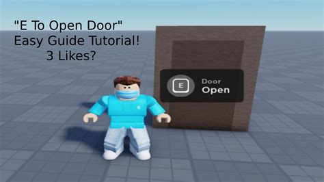 how to open doors on roblox ps4