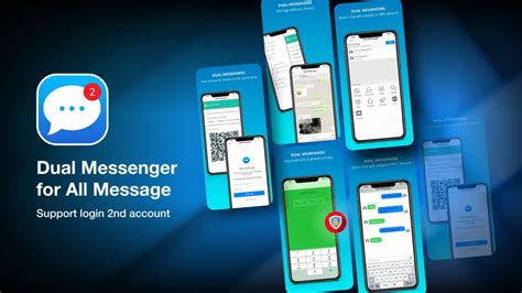 how to open dual messenger in iphone