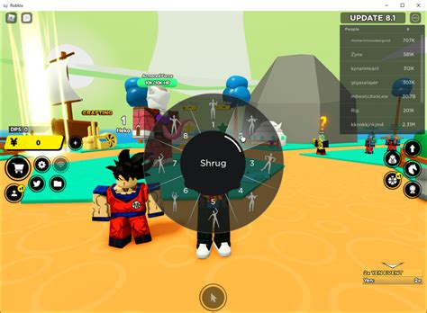 how to open emotes on roblox pc