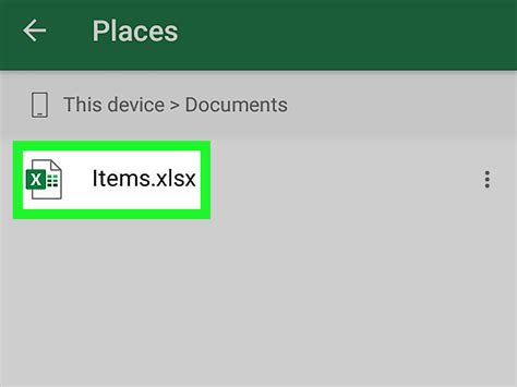 how to open excel file in terminal