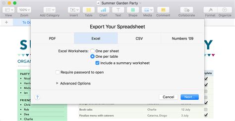 how to open excel files on iphone