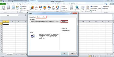 how to open excel in pdf