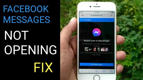 how to open facebook messages on browser