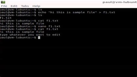 how to open file in editor linux