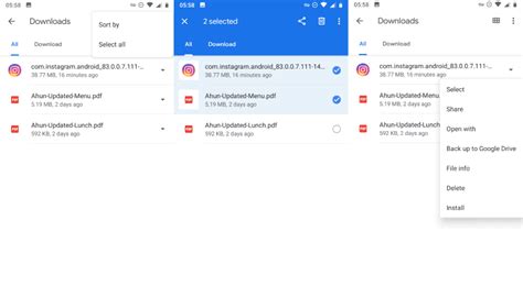 how to open file manager in chrome android