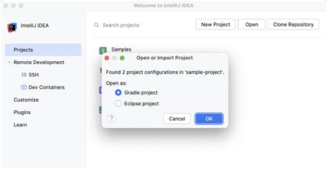 how to open git repository in intellij