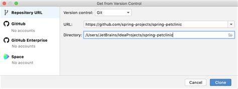 how to open github repository in intellij