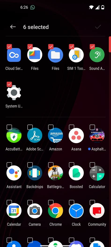 how to open hidden apps in oneplus android 12