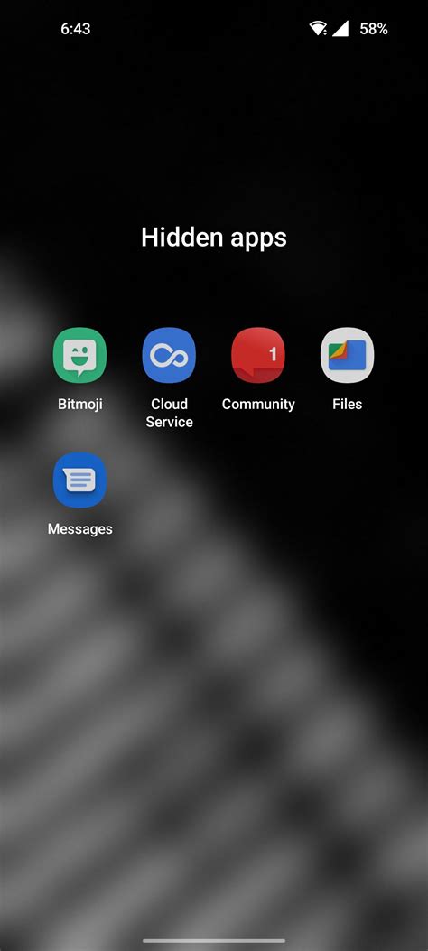 how to open hidden apps in oneplus android 13