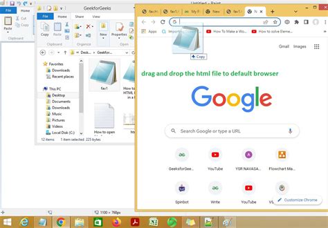 how to open html code in browser
