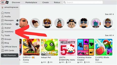 how to open inventory in roblox using pc