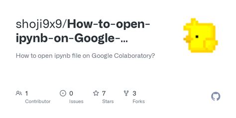 how to open ipynb file in github