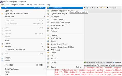 how to open maven project in eclipse