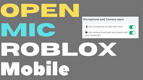 how to open mic in roblox ps4