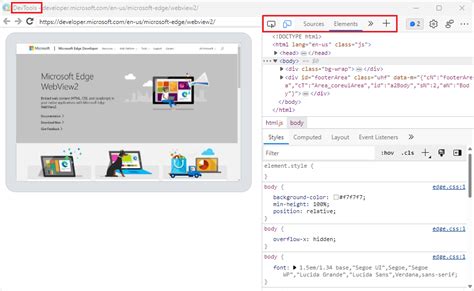 how to open microsoft edge webview2