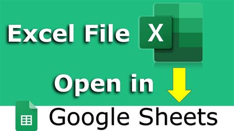 how to open microsoft excel in google sheets