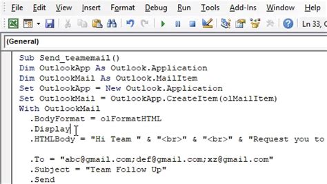 how to open microsoft visual basic for applications in outlook