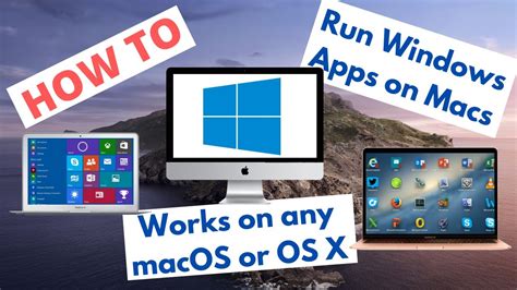 how to open microsoft windows applications on macos