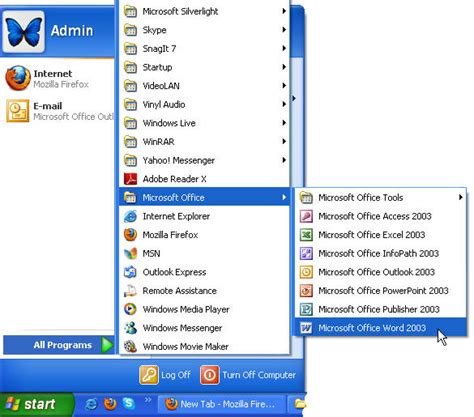 how to open microsoft word program